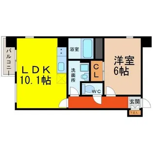 パラシオ【2階】の間取り