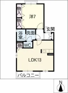 フローレス ライフ【2階】の間取り
