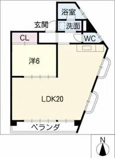 マティエ一社【3階】の間取り