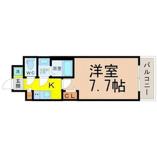 メイクスWアート上前津V【15階】の間取り