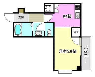 コンフォート岸部【505号室】の間取り