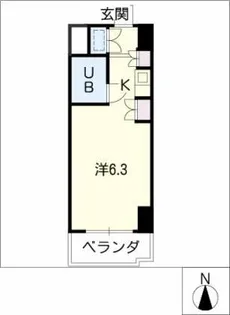 朝日プラザ名古屋ターミナルスクエア【10階】の間取り