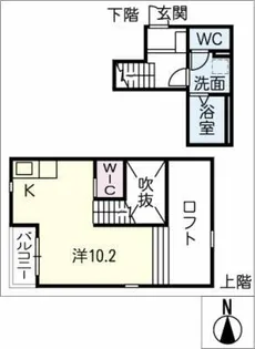 RadⅠAnce鳴海【2階】の間取り