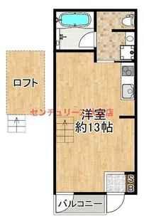Nesta Residence大正【3階】の間取り