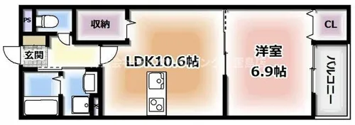 アート星田駅前【2階】の間取り