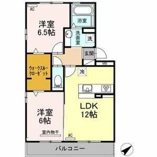 アイリス【2階】の間取り