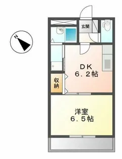 エバーガーデン大堀【2階】の間取り