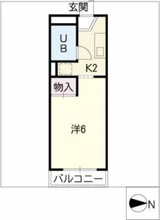ニュータウン神守Ⅱ【2階】の間取り