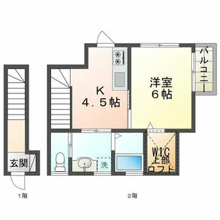 サンウィング妙法寺【2階】の間取り
