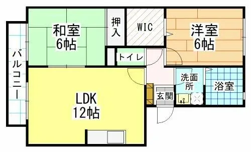 ピアーリッジ【3階】の間取り