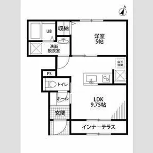 リーブルファイン本神戸【105号室】の間取り