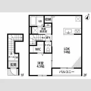 リーブルファイン本神戸【2階】の間取り