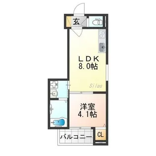 LIX京都桂川【3階】の間取り