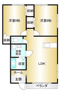 ピュアティー伊岐須【103号室】の間取り