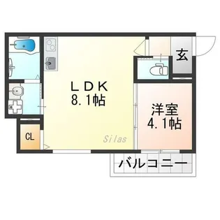 LIX京都桂川【3階】の間取り