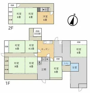 兵庫県加西市和泉町【一戸建】の間取り