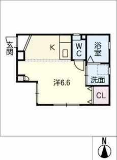 ARK岩塚駅南B棟【1階】の間取り