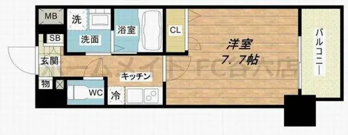 La Douceur梅田East【13階】の間取り