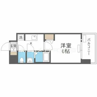 プレサンス四天王寺前夕陽ヶ丘 凛宮【10階】の間取り