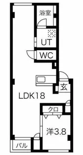 グランレーヴ東別院WEST【3階】の間取り