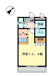 サン クレール1 金森【1階】の間取り