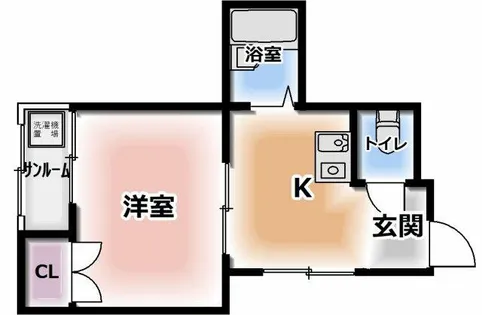 M‘プラザ滝井駅前弐番館【1階】の間取り