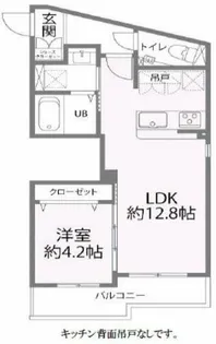 ゼファー今里【3階】の間取り