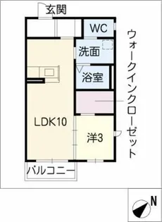 ルーチェ【1階】の間取り