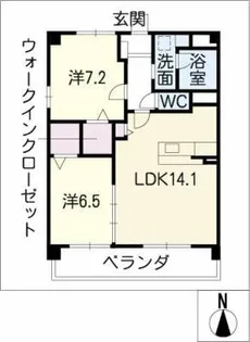 ZWEI KREIS【3階】の間取り