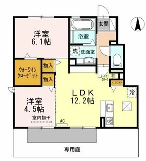 HAPPY VALLEY【1階】の間取り