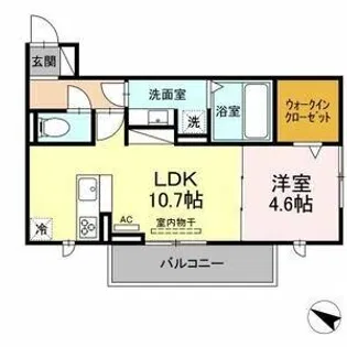 フィーミュール【3階】の間取り