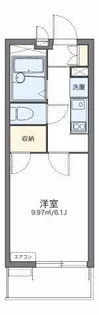 レオパレスアルコバレーノ【1階】の間取り
