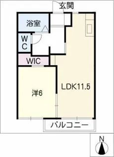 ファミールコーポ小島【2階】の間取り