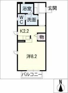 マナーガーデン【1階】の間取り