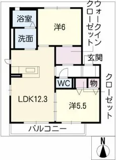 FOUR SEASONS D【1階】の間取り