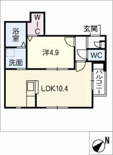 トゥーラミヒェーレ【2階】の間取り