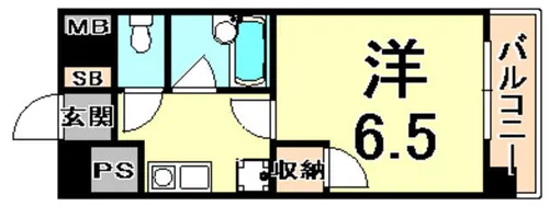 ラ・グリシーナ【4階】の間取り