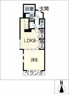 ハースヒルズ【2階】の間取り