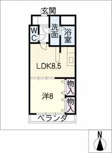 ハースヒルズ【2階】の間取り