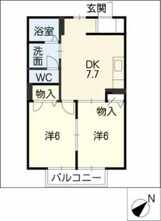 アド・ウチダ【2階】の間取り