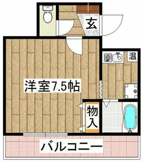 エクセレント高槻【402号室】の間取り