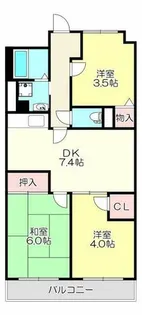 3DKの間取り画像