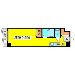 メゾンクレスト元町【5階】の間取り