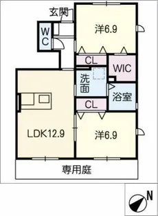 アトラスⅡ【1階】の間取り