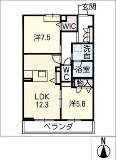 ベノワ【2階】の間取り