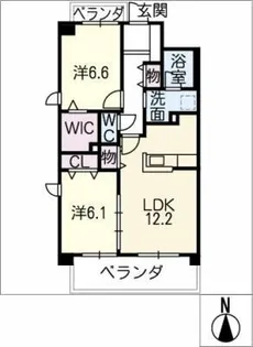 Grantage WEST【2階】の間取り