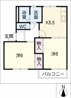 パークタウン豊明 C棟【2階】の間取り