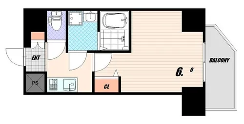 セオリー神戸ウエストゲート【2階】の間取り