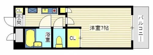 アリスシティ【202号室】の間取り