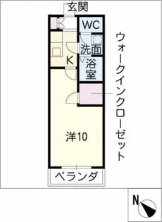 ディ・ローゼ五軒屋【1階】の間取り